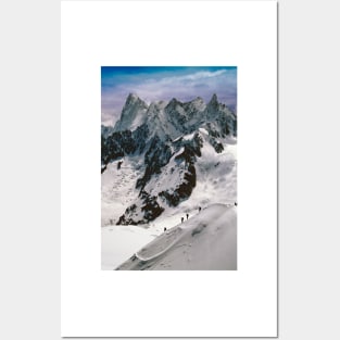 Chamonix Aiguille du Midi Mont Blanc Massif French Alps France Posters and Art